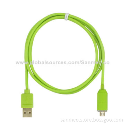 LED Micro USB Charger Cables for Samsung, HTC and More, Various Designs AvailableNew